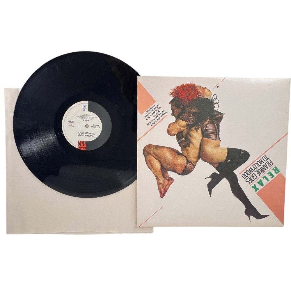 Frankie Goes To Hollywood Relax 12" Vinyl Record Island/ZTT 45 RPM 1983 Stereo